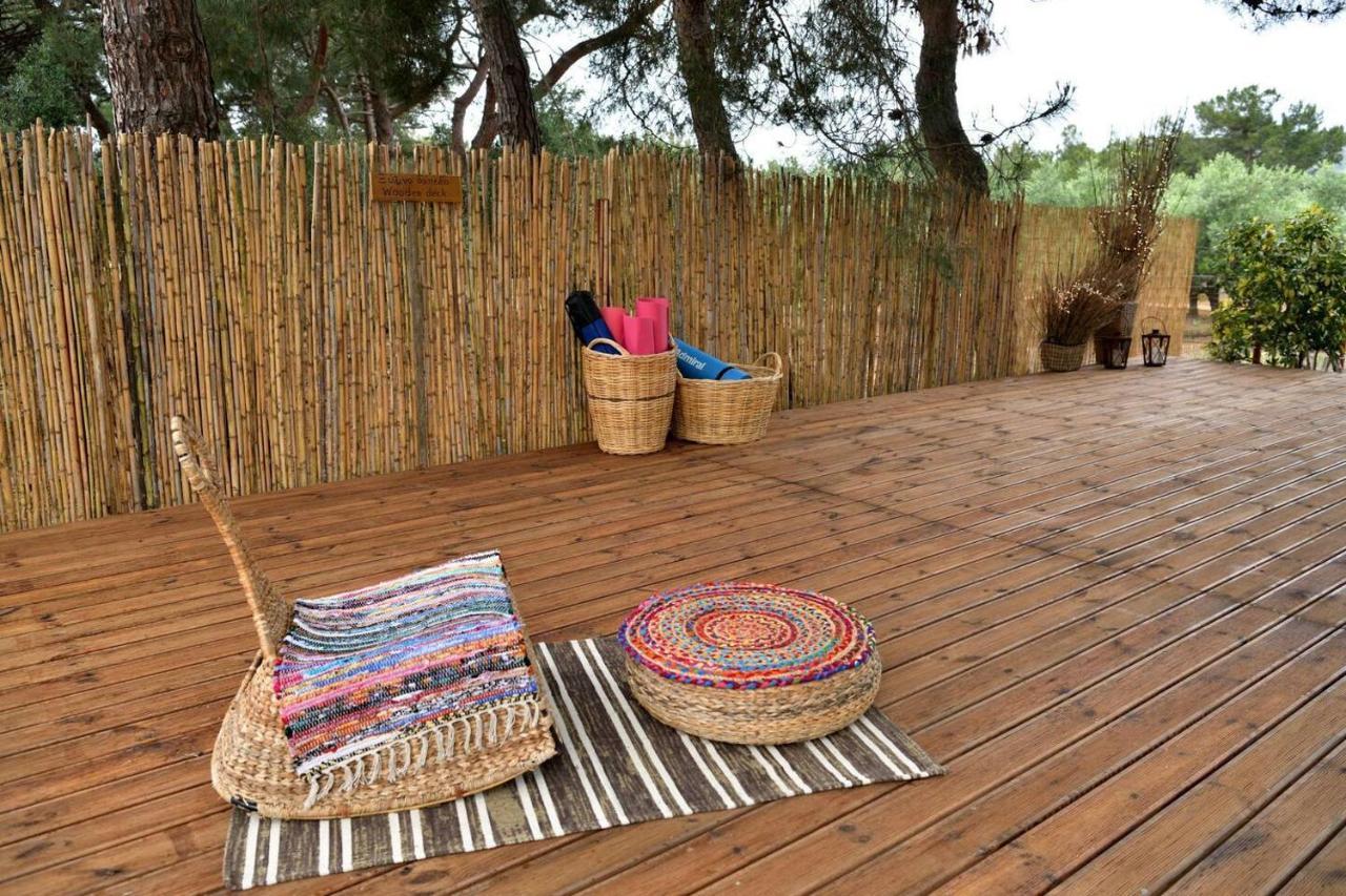 فيلا Glamping At A Lovely Tent In Skiaxtro- ماراثوبوليس المظهر الخارجي الصورة