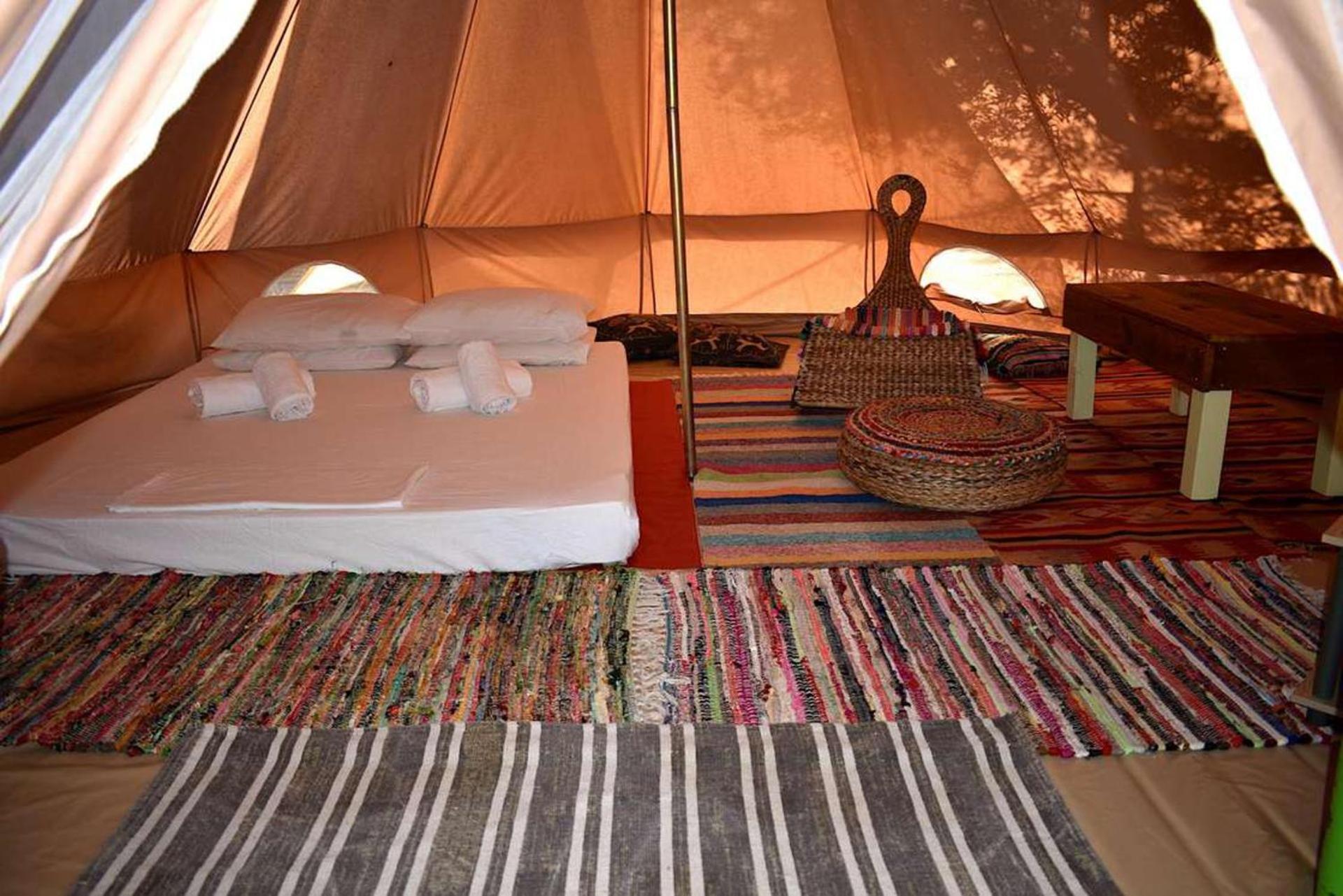 فيلا Glamping At A Lovely Tent In Skiaxtro- ماراثوبوليس المظهر الخارجي الصورة